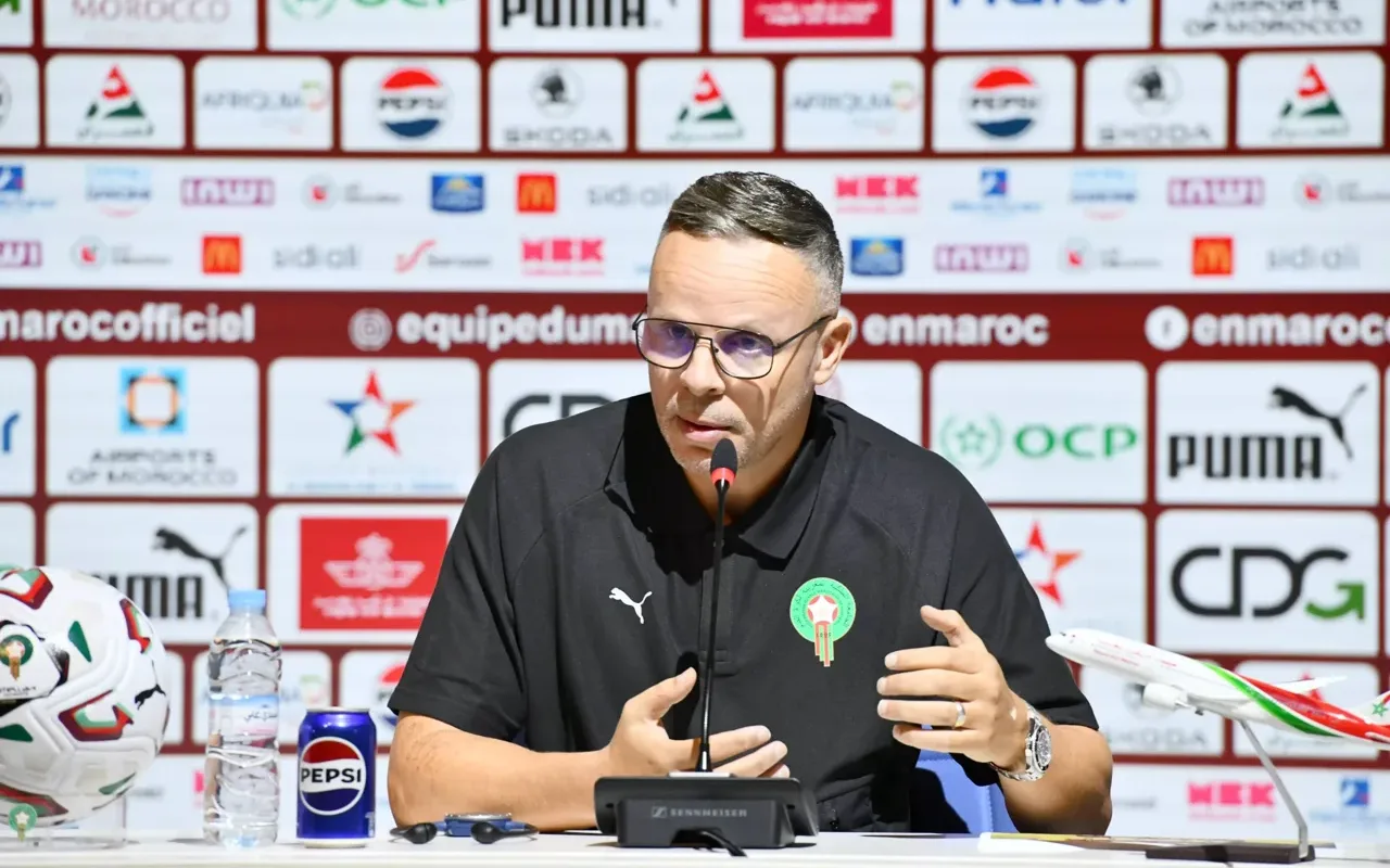 Conférence de presse de la sélection marocaine de football