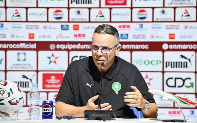 Conférence de presse de la sélection marocaine de football